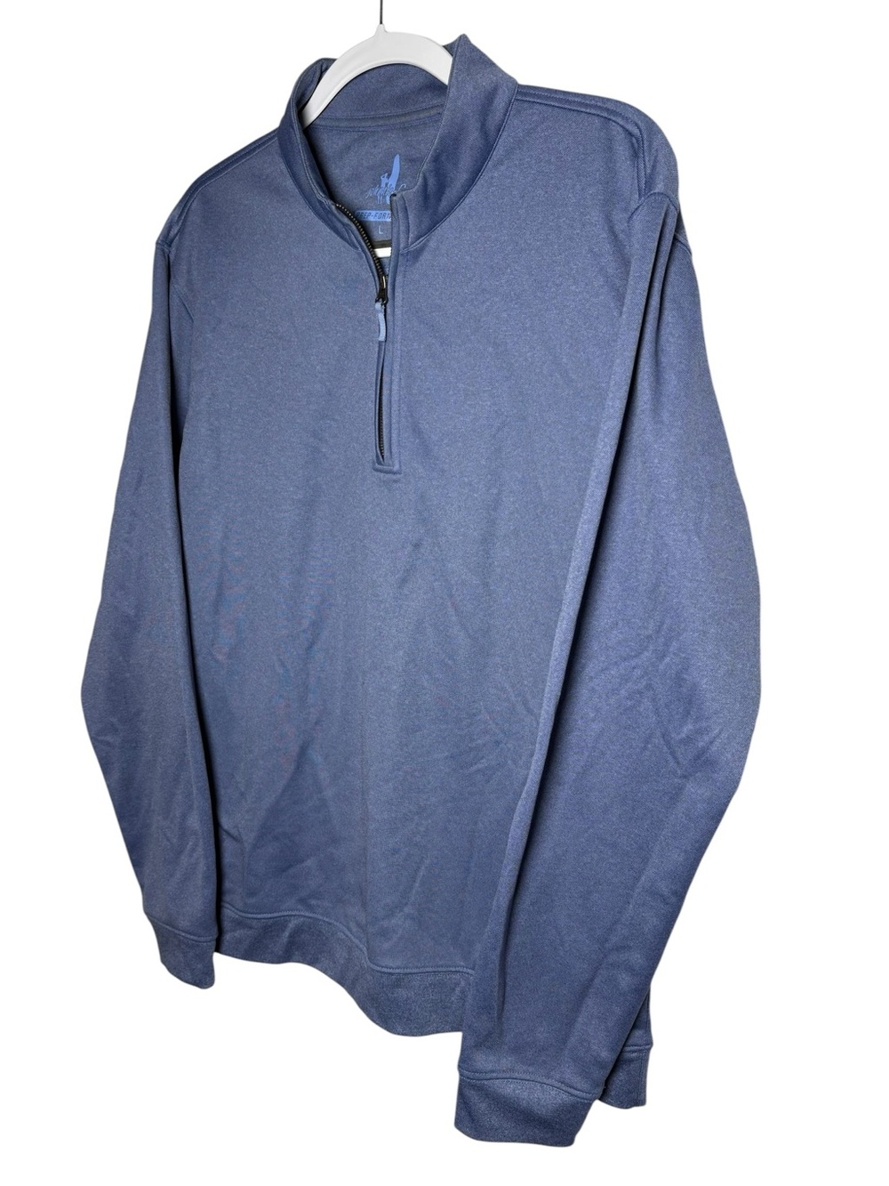 johnnie-O Prep-Formance Quarter Zip Pullover Blue Large Performance Golf - Picture 2 of 5